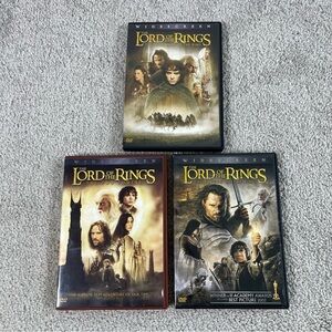 The Lord of the Rings Trilogy DVD Set The Fellowship of the Ring The Two Towers